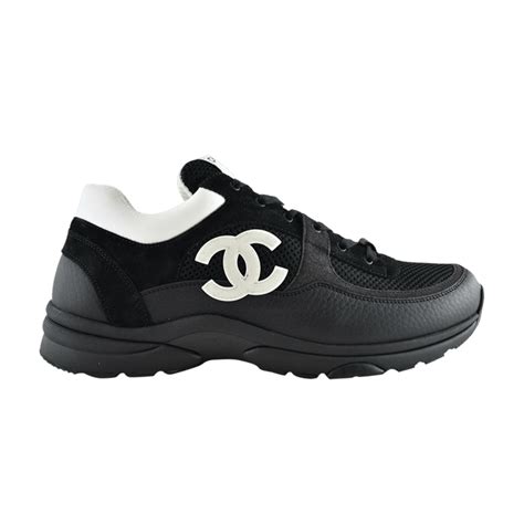 black chanel shoes men|chanel black sneakers women.